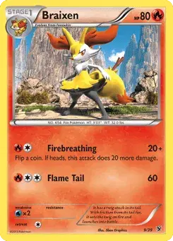 Braixen Kalos Starter Set