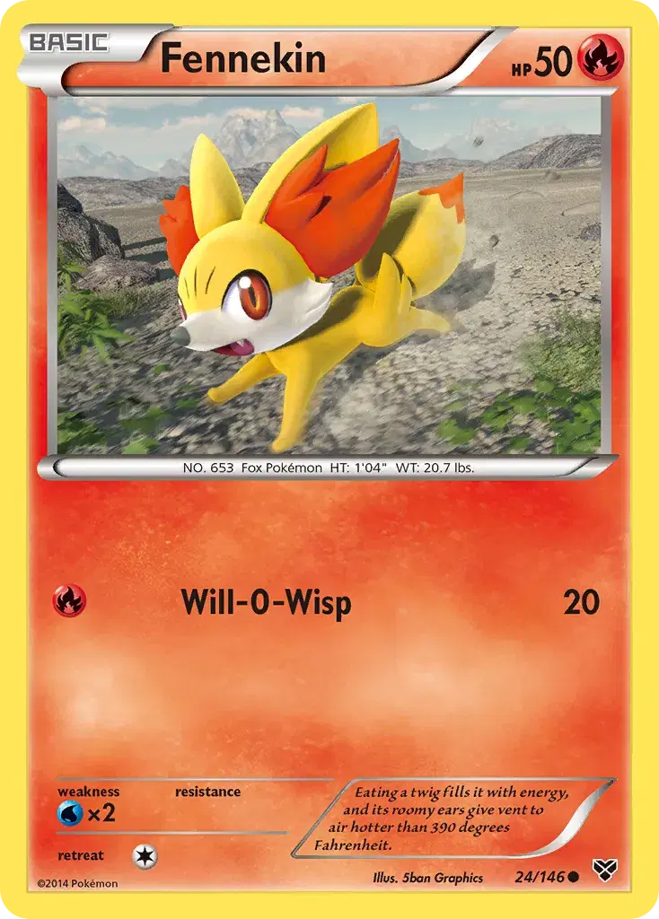 Fennekin XY 24