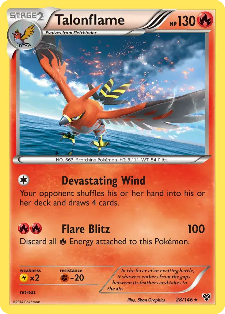 Talonflame XY 28