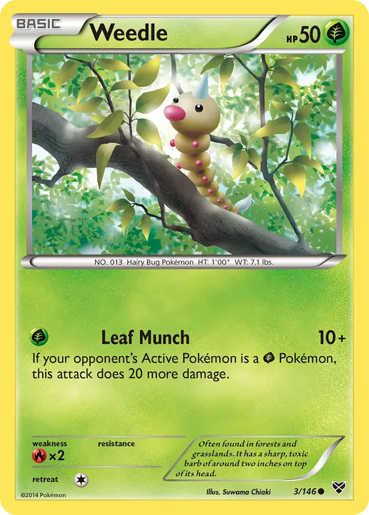 Weedle XY 3