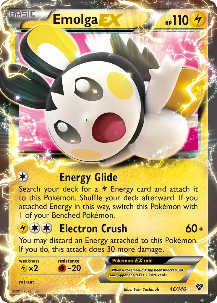 Emolga-EX XY 46