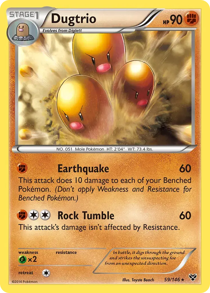 Dugtrio XY 59