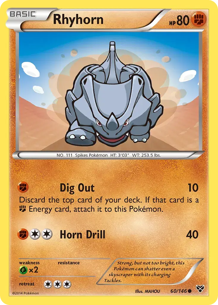 Rhyhorn XY 60