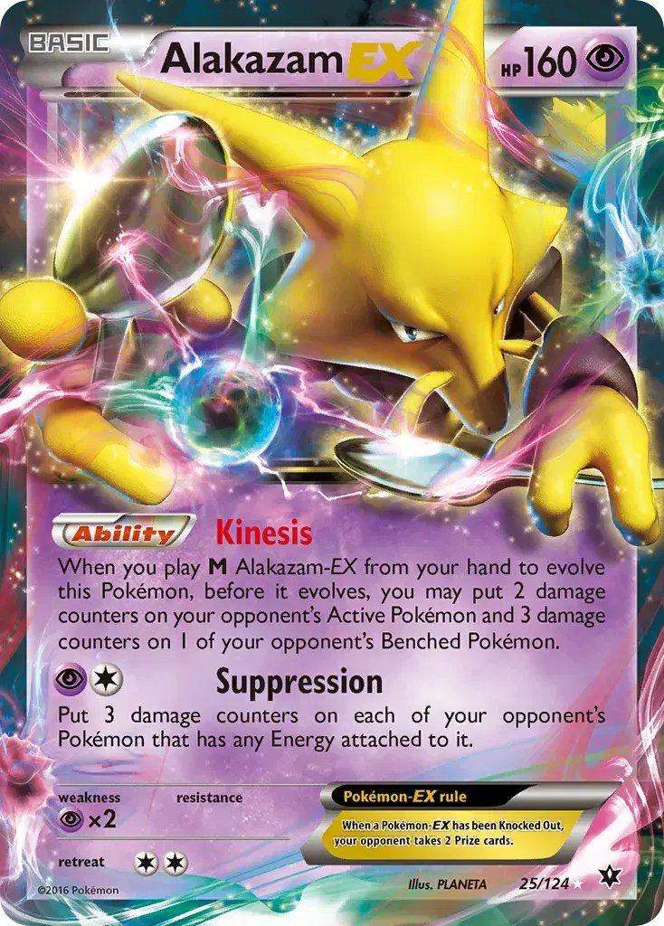 Alakazam-EX Fates Collide 25