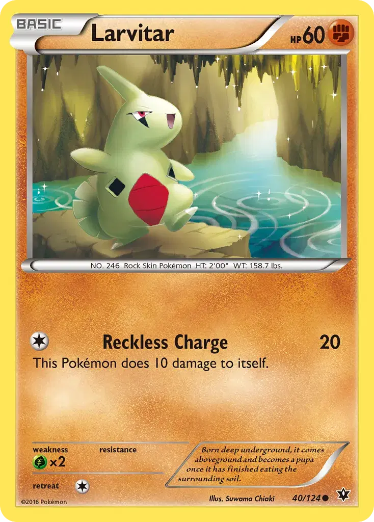 Larvitar Fates Collide 40