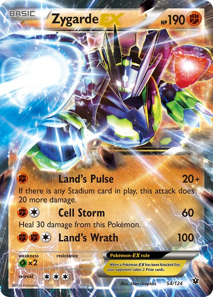 Zygarde-EX Fates Collide 54