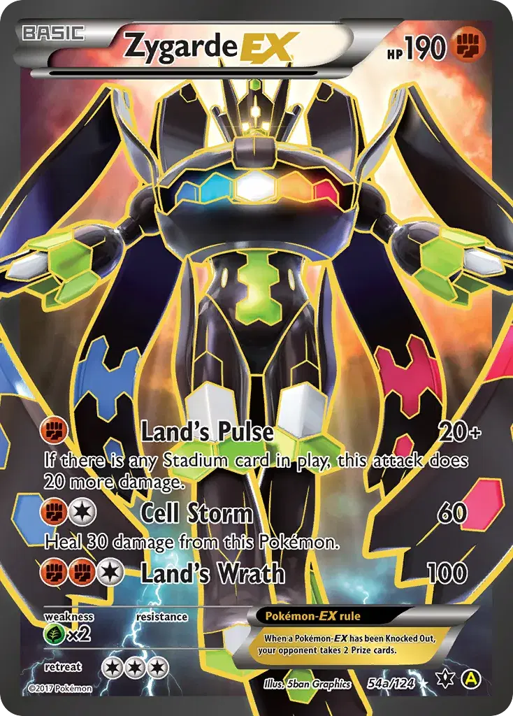 Zygarde-EX Fates Collide 54a