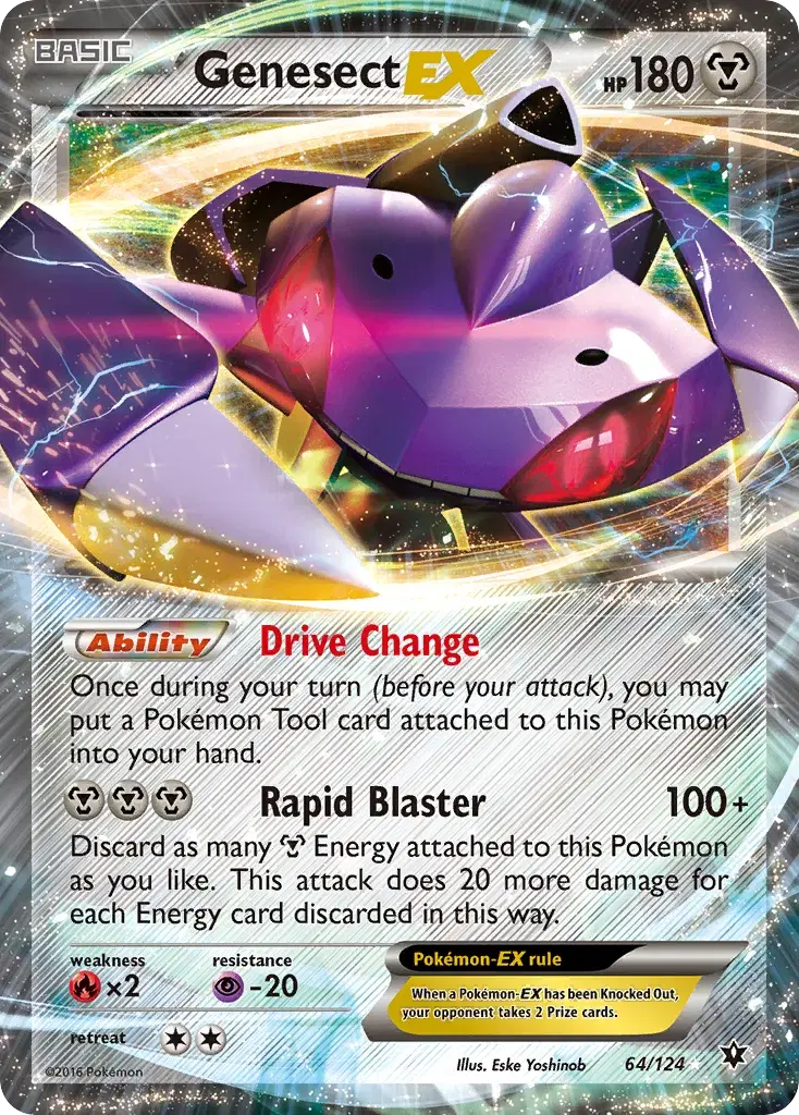 Genesect-EX Fates Collide 64
