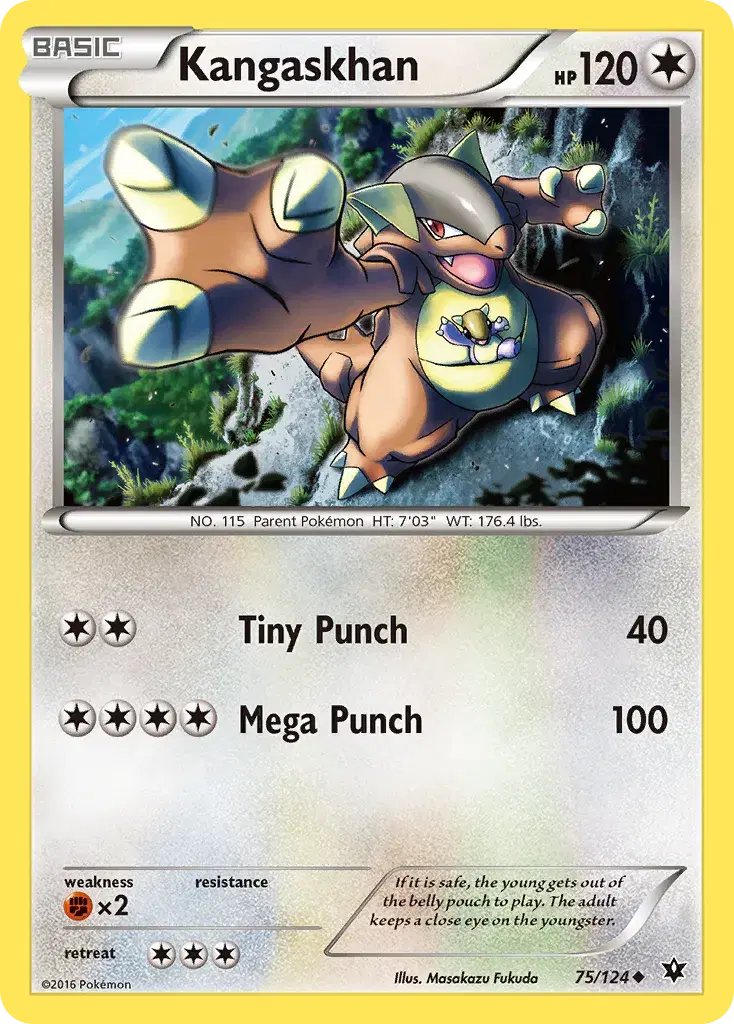 Kangaskhan Fates Collide 75