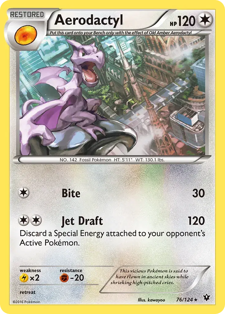 Aerodactyl Fates Collide 76