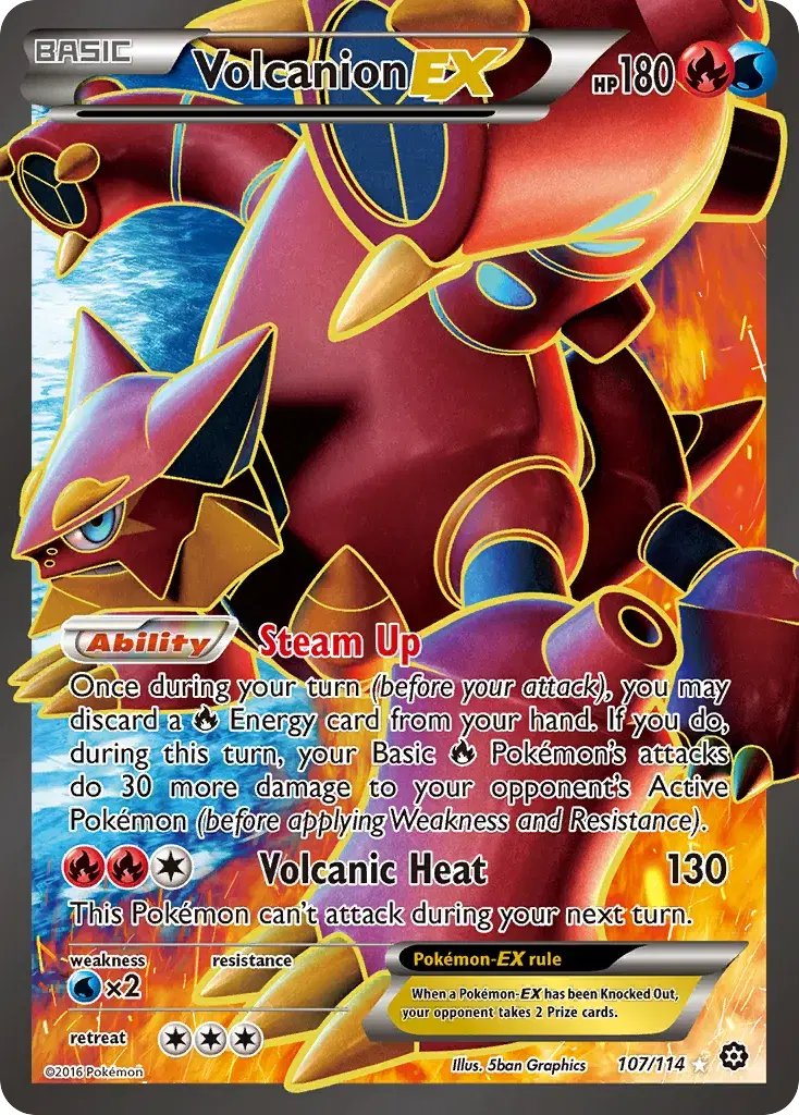 Volcanion-EX Steam Siege 107