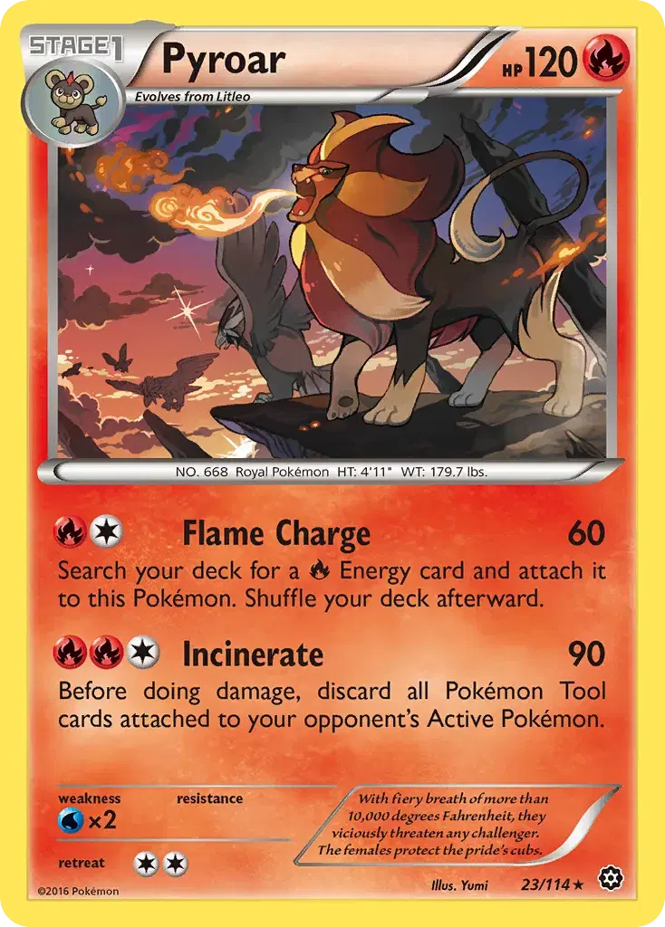Pyroar Steam Siege 23