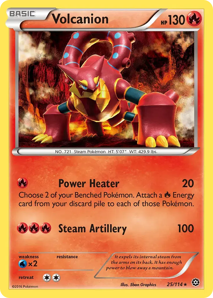 Volcanion Steam Siege 25