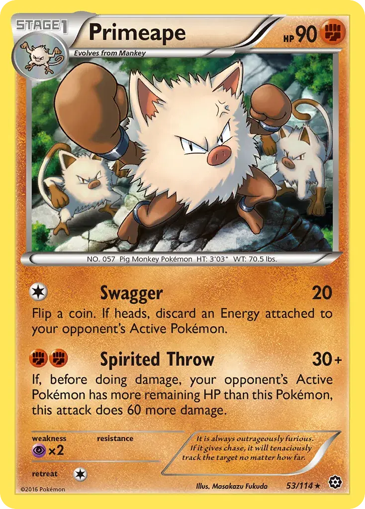 Primeape Steam Siege 53