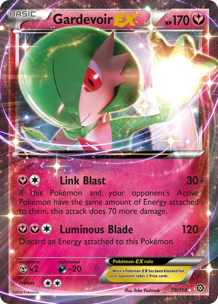 Gardevoir-EX Steam Siege 78