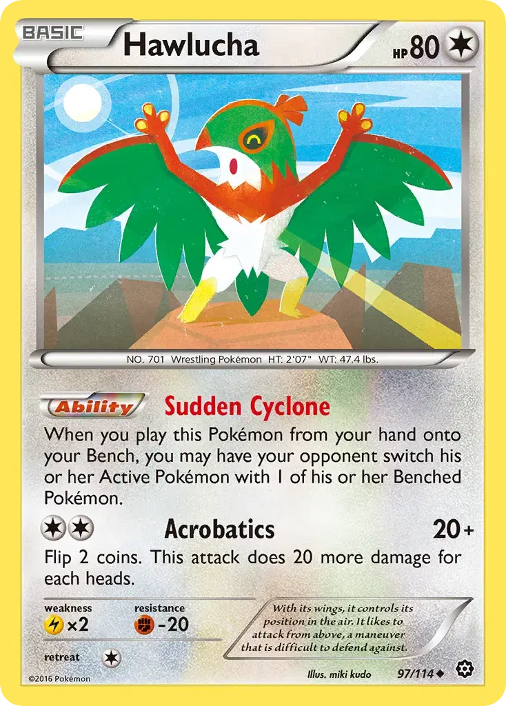 Hawlucha Steam Siege 97
