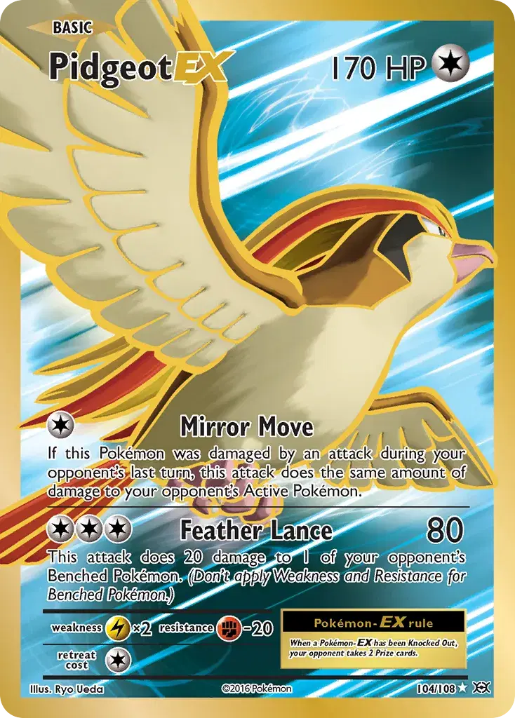 Pidgeot-EX Evolutions 104
