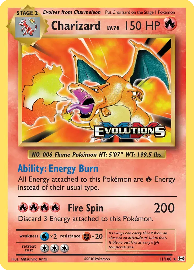Charizard Evolutions 11