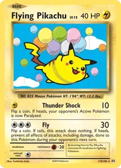 Flying Pikachu Evolutions