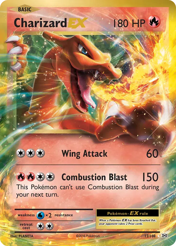 Charizard-EX Evolutions 12