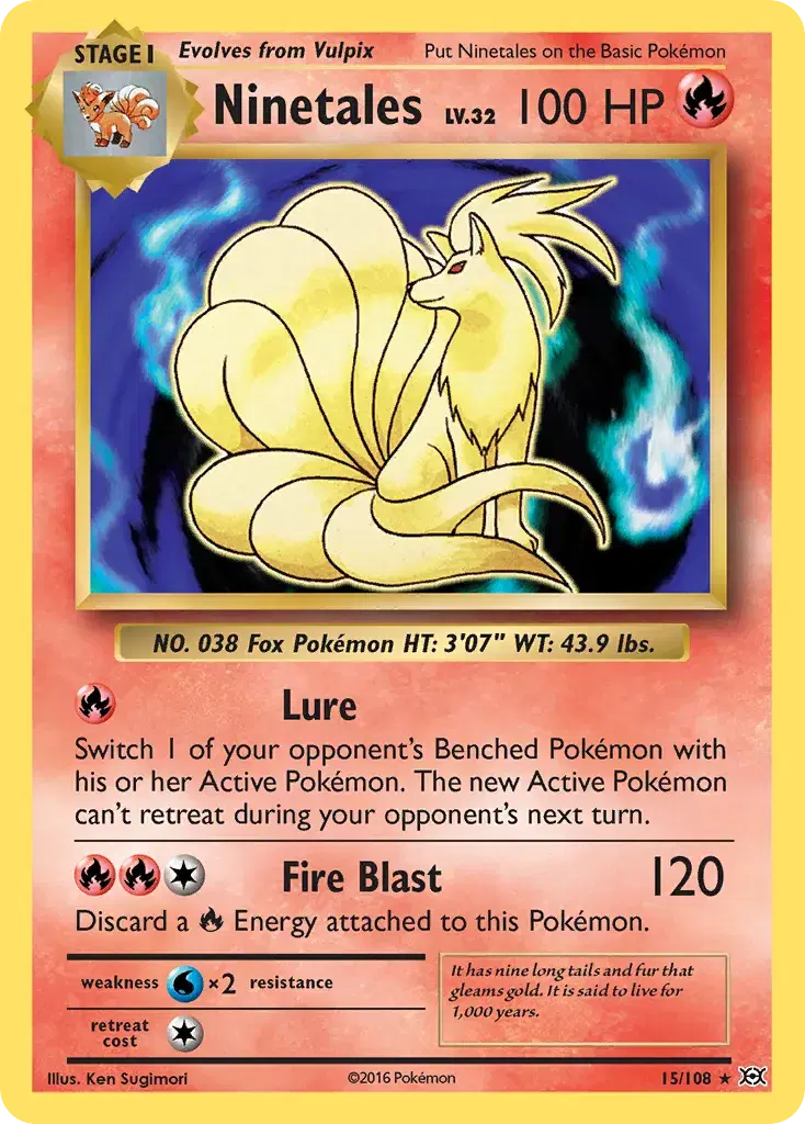 Ninetales Evolutions 15