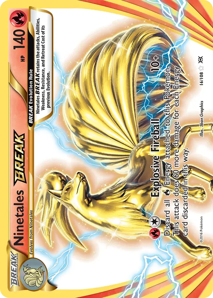 Ninetales BREAK Evolutions 16