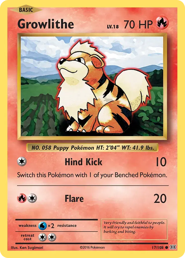 Growlithe Evolutions 17