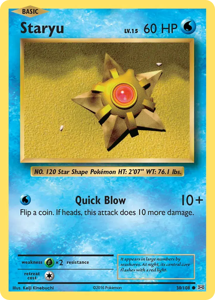 Staryu Evolutions 30