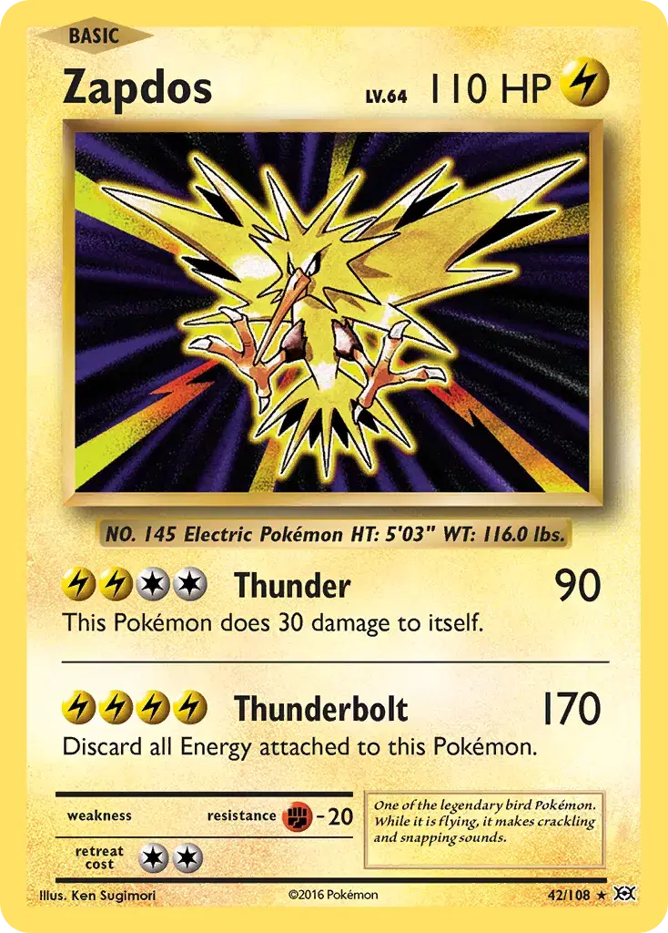 Zapdos Evolutions 42