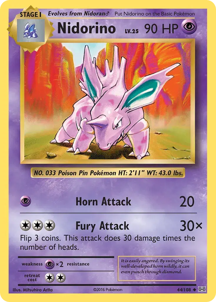 Nidorino Evolutions 44