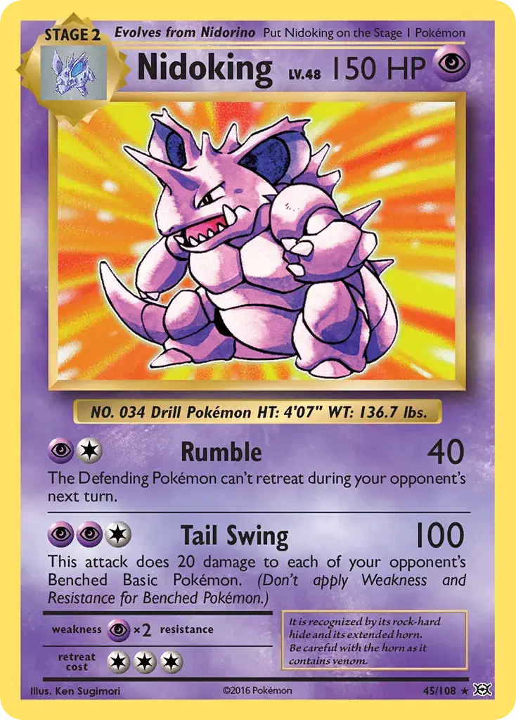 Nidoking Evolutions 45