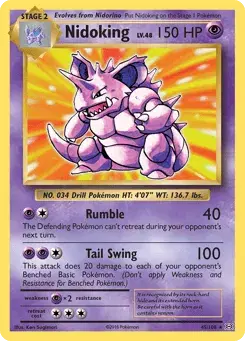 Nidoking Evolutions