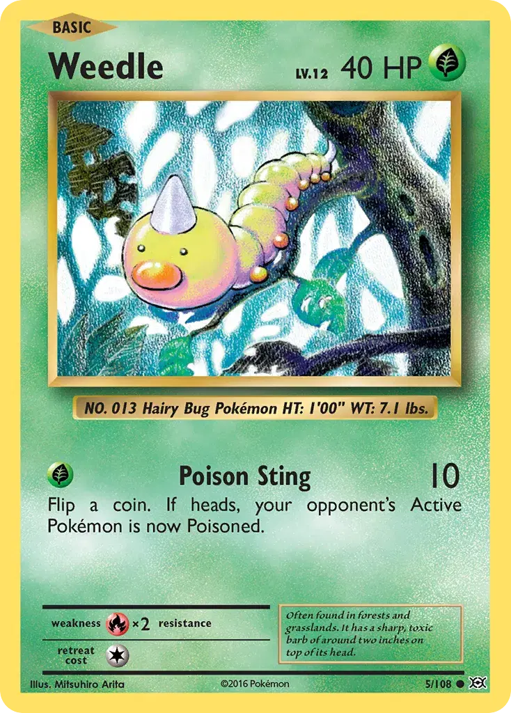 Weedle Evolutions 5