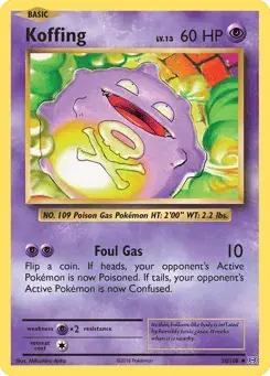Koffing Evolutions