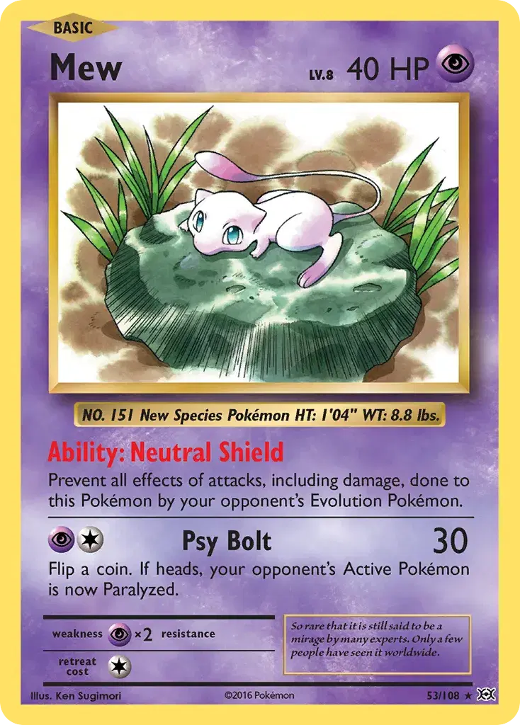 Mew Evolutions 53