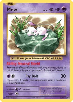 Mew Evolutions