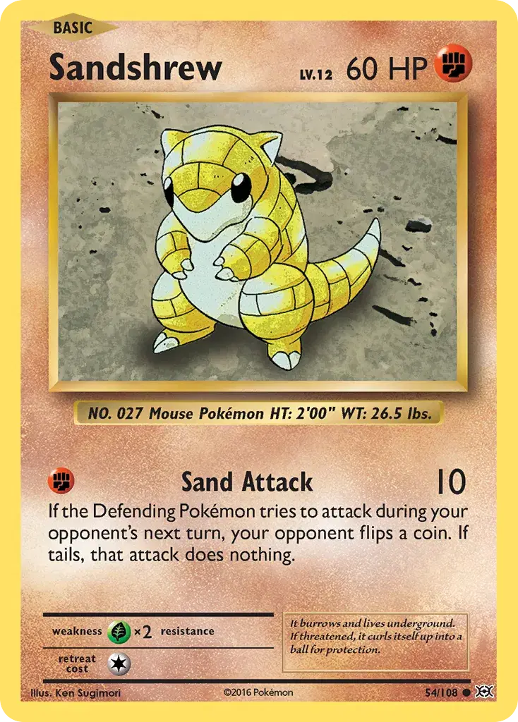 Sandshrew Evolutions 54
