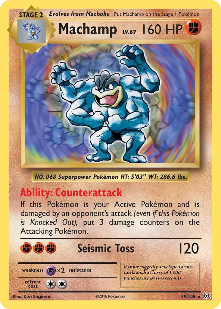 Machamp Evolutions 59