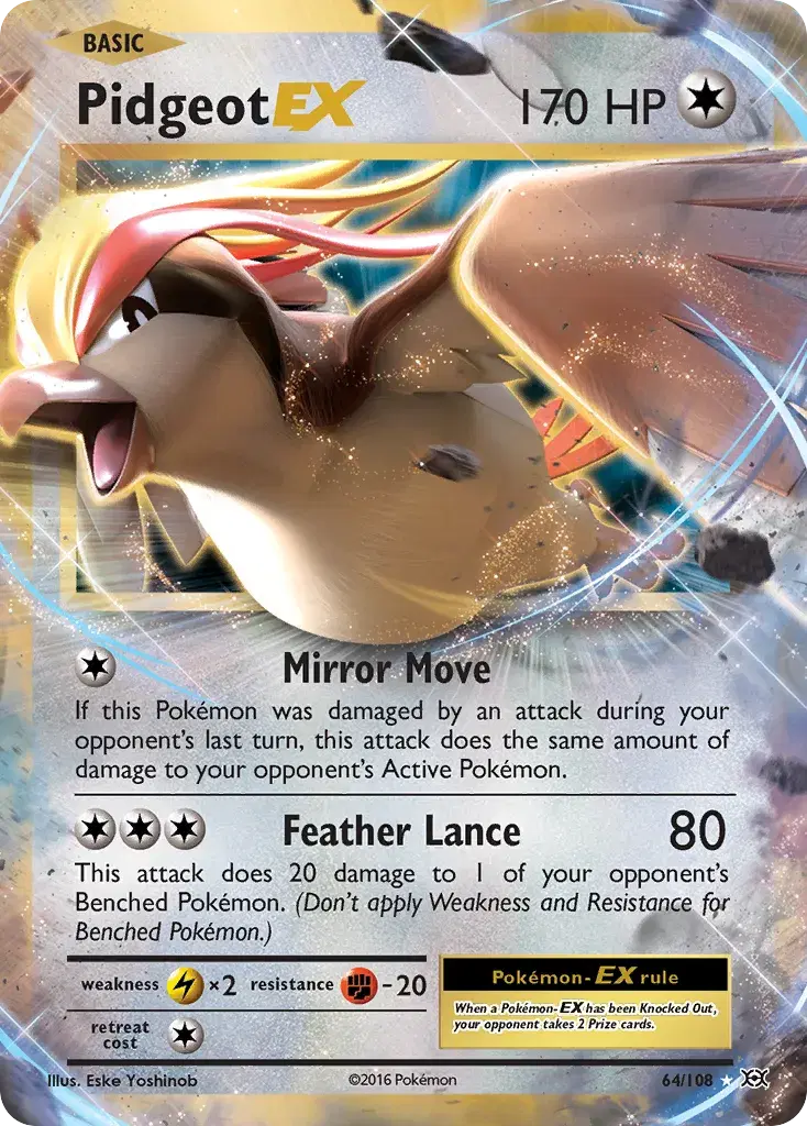 Pidgeot-EX Evolutions 64