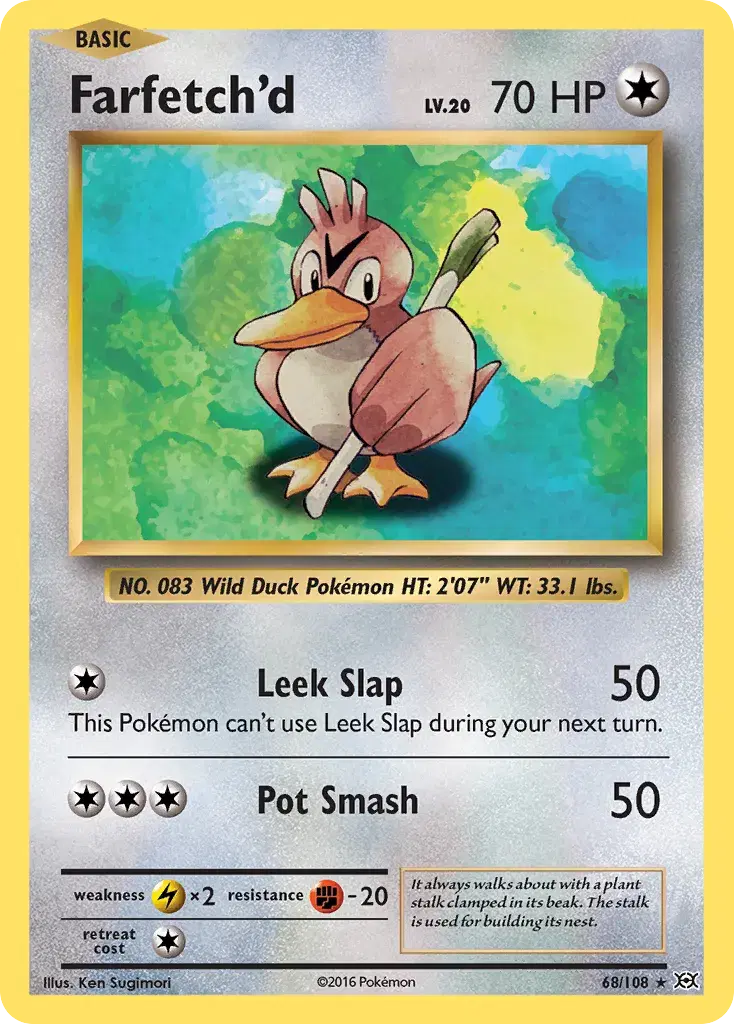 Farfetch'd Evolutions 68