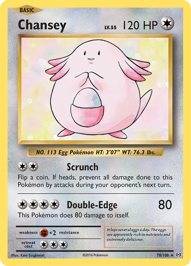 Chansey Evolutions 70