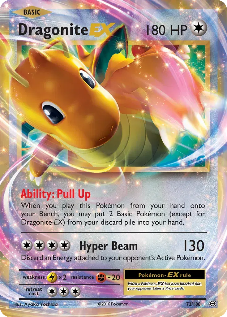 Dragonite-EX Evolutions 72