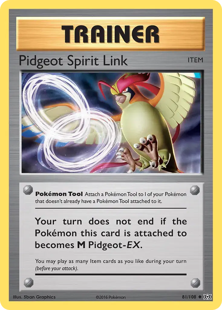 Pidgeot Spirit Link Evolutions 81