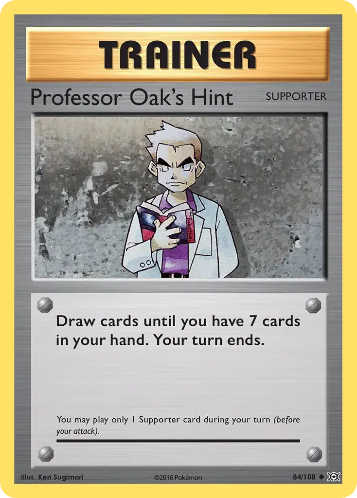 Professor Oak's Hint Evolutions 84