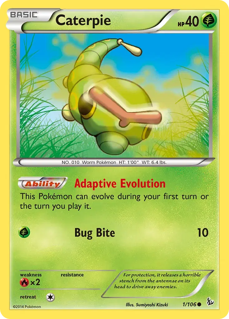 Caterpie Flashfire 1