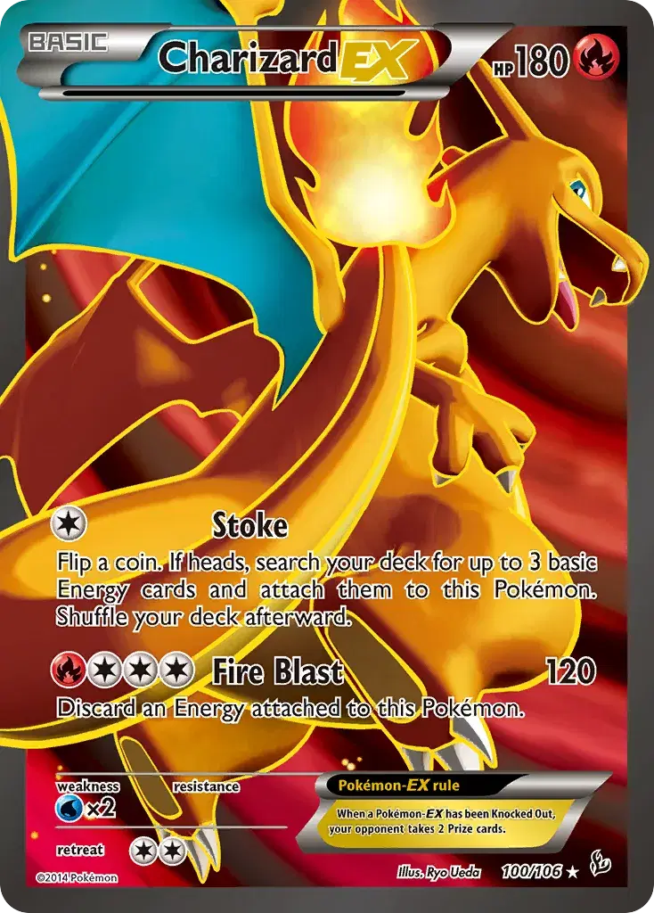 Charizard-EX Flashfire 100