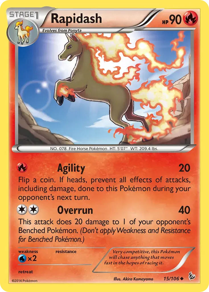 Rapidash Flashfire 15