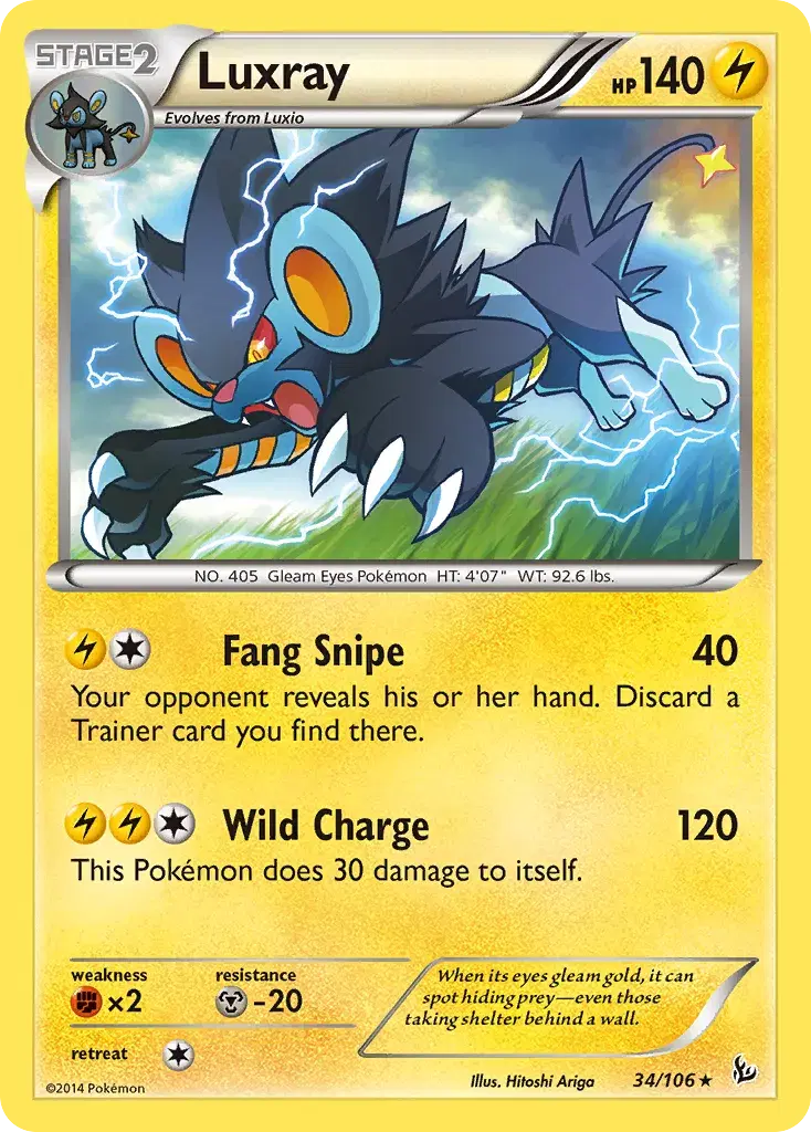 Luxray Flashfire 34