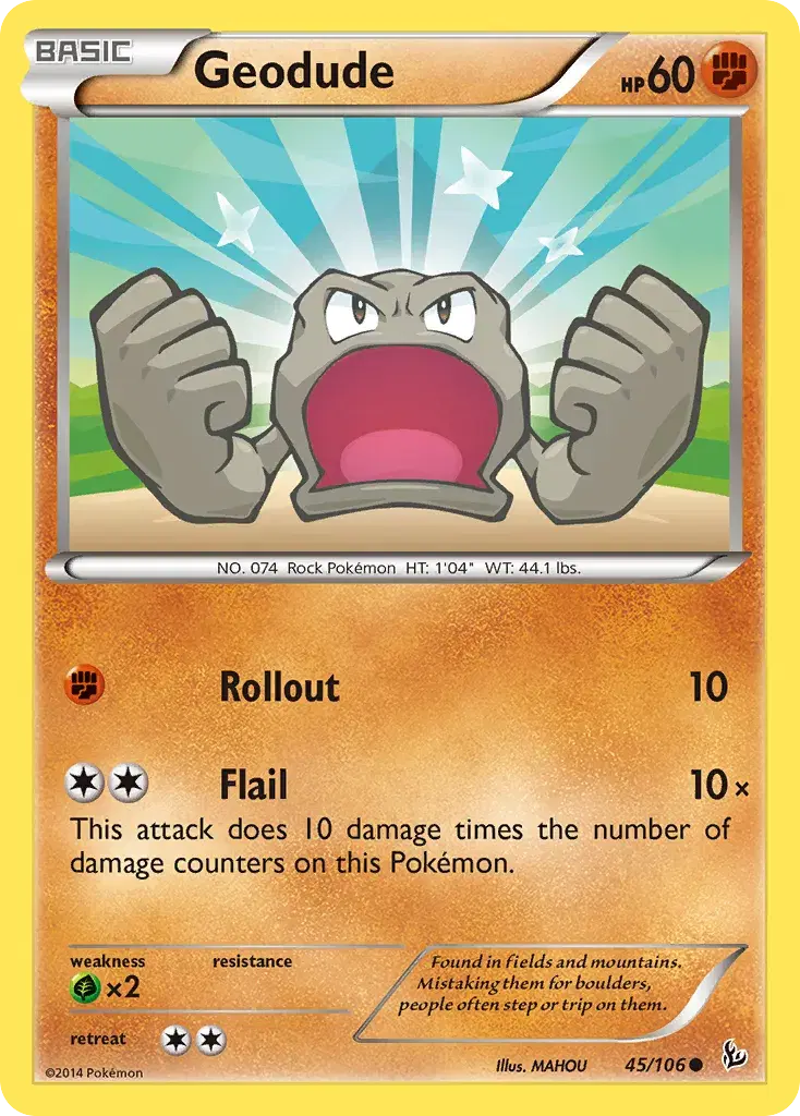 Geodude Flashfire 45