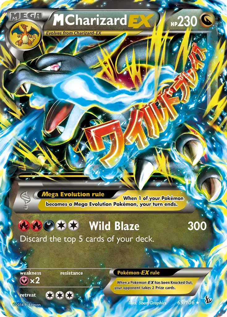 M Charizard-EX Flashfire 69